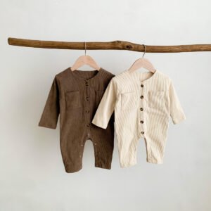 shell.love baby solid corduroy romper baby (1)