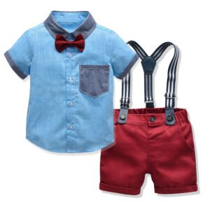 shell.love bow tie boys gentleman outfits kids (1)
