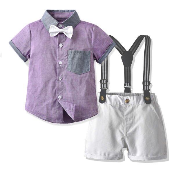 shell.love bow tie boys gentleman outfits kids (2)