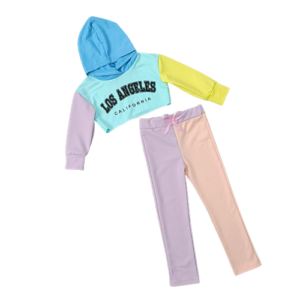 shell.love patchwork hooded girls clothes kids