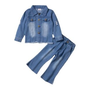 shell.love denim ripped girls outfits kids (1)