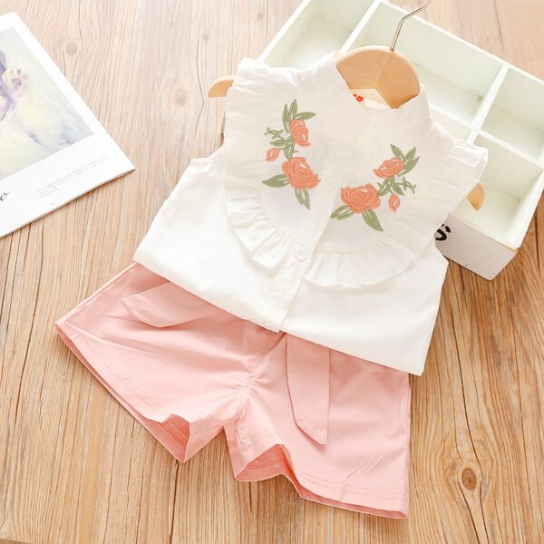 shell.love flower embroidered solid girls wear kids (1)