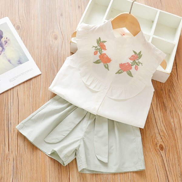 shell.love flower embroidered solid girls wear kids (2)