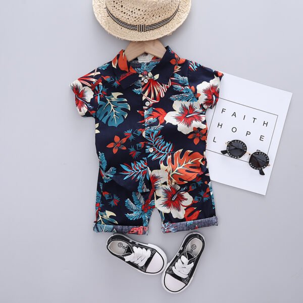 shell.love flower printing shirt boys clothes kids (11)