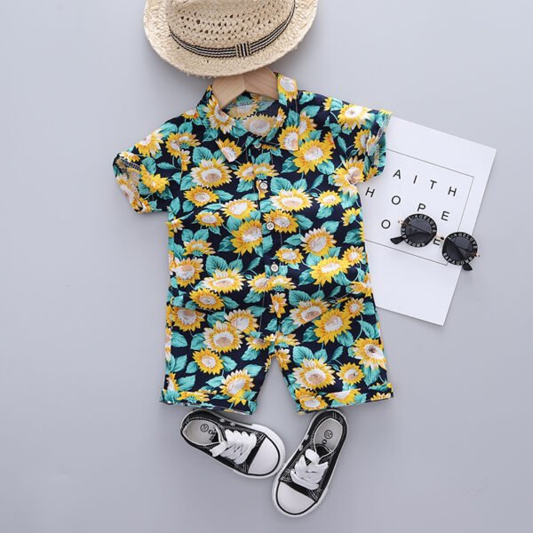 shell.love flower printing shirt boys clothes kids (7)