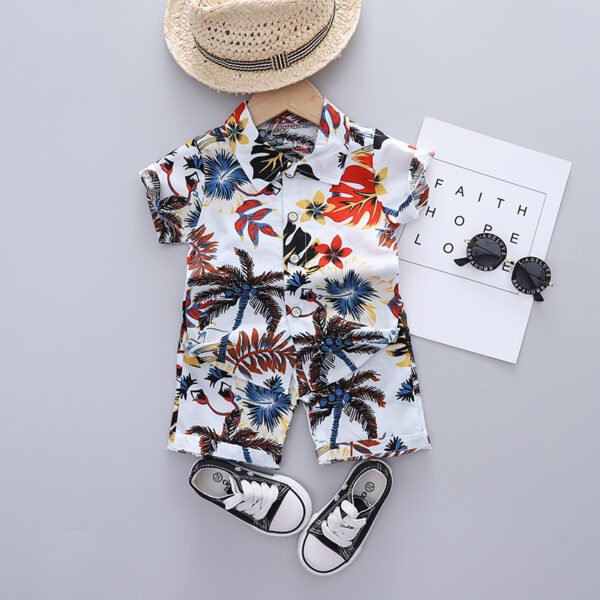 shell.love flower printing shirt boys clothes kids (8)