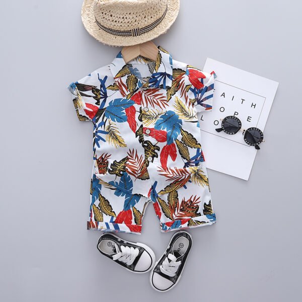 shell.love flower printing shirt boys clothes kids (9)