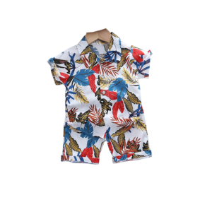 shell.love leaves flower printed boys outfits kids (1)