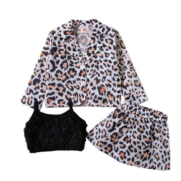 shell.love leopard plaid 3pcs girls suit kids (1)