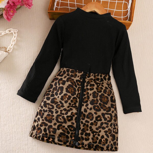 shell.love solid knit leopard girls clothes kids (2)