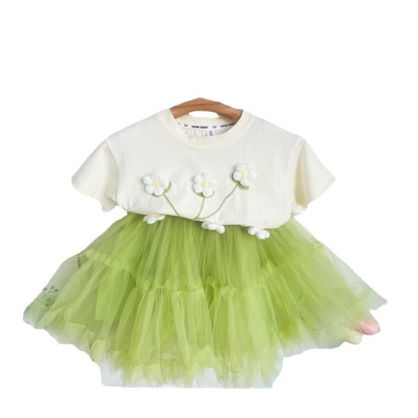 shell.love flower lace mesh girls outfits kids (1)