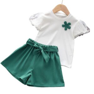 shell.love flower solid belt girls outfits kids (1)