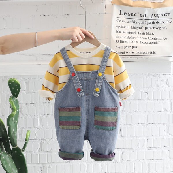 shell.love striped suspender pants boys clothes kids (2)