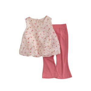 shell.love floral vest solid pants girls wear kids (1)