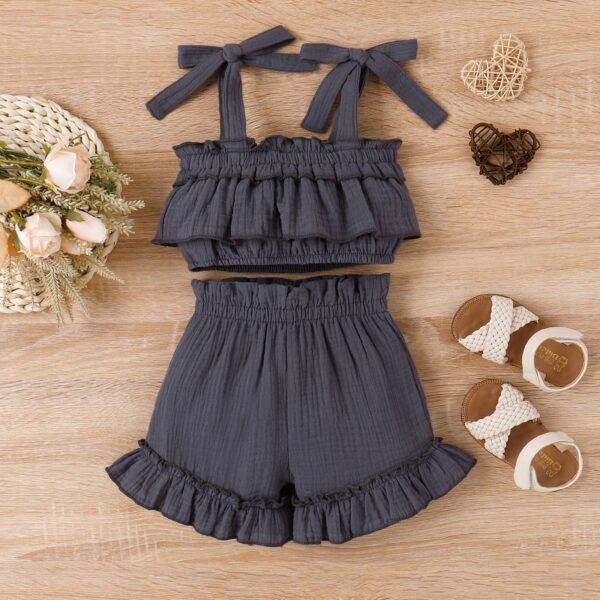 shell.love suspender solid lace girls set kids (2)