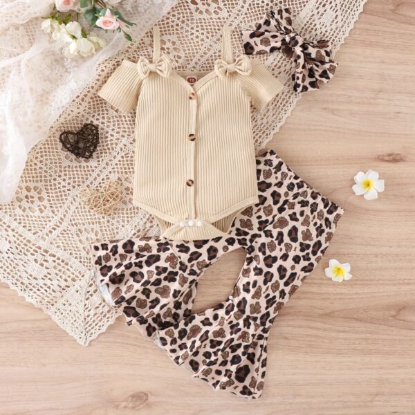 shell.love baby knit romper floral flared pants set baby (5)