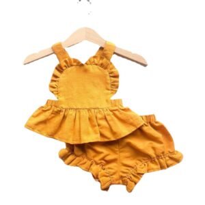 shell.love cotton linen lace baby clothes baby (1)