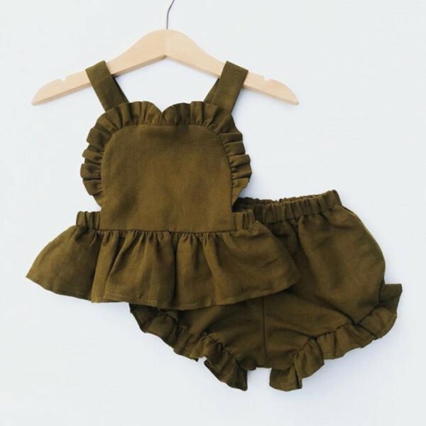 shell.love cotton linen lace baby clothes baby (2)