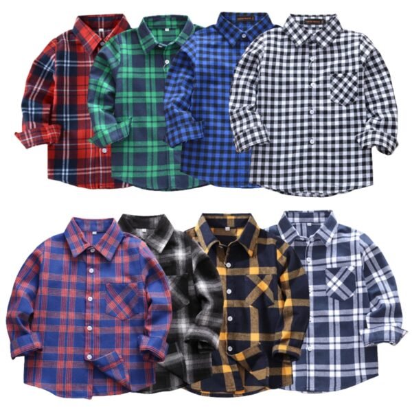 shell.love long sleeve plaid shirt kids (1)