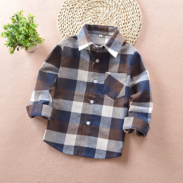 shell.love long sleeve plaid shirt kids (4)